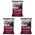 Tyrrells Smoked Paprika Sharing Crisps 150g (Pack of 3)