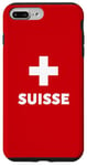 iPhone 7 Plus/8 Plus Switzerland Flag Suisse Swiss Schweiz White Red Case