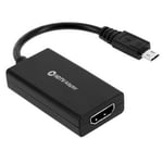 Micro USB to HDMI MHL HD MHL HDTV Adapter with 20cm Cable for Smartphones and Tablets (Black)