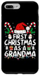 iPhone 7 Plus/8 Plus First Christmas As A Grandma Family Matching New Grandmother Case