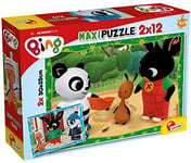 Liscianigiochi- Bing LISCIANI – 2 X 12 AMIS-81226, 81226, Puzzle 24 pièces Amis