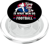 It Is What Men Do While Boys Play Football Funny Tang Soo Do PopSockets PopGrip pour MagSafe