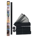 The Buzz STV231 Rideau Anti-Insectes pour Porte, Noir, 5 x 8.19 x 10.4 cm