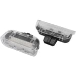 2 PièCes Avertissement de Porte Bienvenue LumièRe Courtoisie Lampe à led DéCorative pour Golf 5 6 7 Mk5 Mk6 Mk7