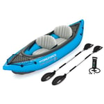 Kayak gonflable Cove Champion X2 Hydro-Force™ 331 x 88cm, 2 places, 180 kg max, 2 pagaies, 2 ailerons amovibles et une pompe
