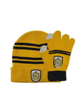 Harry Potter - HP Beanie/Gloves Hufflepuff Adult set EU - Beanie