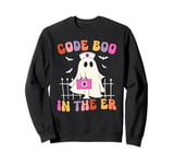 Code Boo In The Er Nurse Halloween Boo Sweatshirt