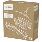 Philips Homerun Vacuum and Mop Robots 9000 Series Original Replacement kit - 2 HEPA 11 Filters, 1 All-Floor Main Brush & 1 Side Brush, Compatible with 9000 Series (XV1492/10)