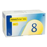 NovoFine pennkanyl 0,30 x 8 mm - 100 st