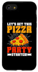 Coque pour iPhone SE (2020) / 7 / 8 Let's Get This Pizza Party Started Pizza Birthday