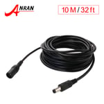 5M/10M(16/32ft) DC 12V Extension Power Cable Plug For ANRAN CCTV Security Camera