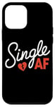 iPhone 12 mini Funny Anti-Valentines Day Date Humor Single AF Case