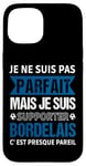 Coque pour iPhone 15 Supporter Bordelais Cadeau Football Supporter De Bordeaux