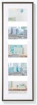 walther Design Picture Frame Steel 5X 10x15 cm Gallery with PassepArtout, New Lifestyle Plastic Frame KV515D