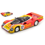 PORSCHE 962 C SHELL N.17 LE MANS 1988 LUDWIG-STUCK-BELL 1:18 Norev Die Cast