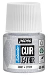 Pébéo - Setacolor Cuir -Peinture Acrylique pour Cuir et Similicuir – Personnalisation Sac, Chaussure, Sneaker- Résistance rayures, pliures, frottements - Effet Paillette - Paillette Iridescent - 45 ml