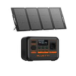 BLUETTI AC2P Générateur Électrique avec Panneau Solaire PV120S, 230Wh LiFePO4, 1*CA 300W (600W Pic), AC2A,EB3A améliorée