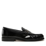 Mockasiner Tommy Hilfiger Loafer Abrasivato Leather FW0FW08617 Svart