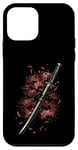 iPhone 12 mini Red Spider Lily Flower Samurai Katana Japanese Anime Otaku Case