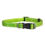 Dogman Justerbart Halsband Iris 10mm x 22-35cm Grön