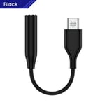 Adaptateur audio USB de type C vers 3.5mm,câble pour téléphone Samsung Galaxy S23 S22 S21 Ultra A54 A53 flip 5 Tipo - Type Black 1pcs