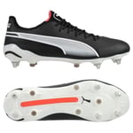 PUMA King Ultimate Sg Breakthrough - Svart/vit/fire Orchid - Soft Ground (Sg), storlek 44