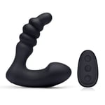 Blue Line Prodder Prostate Massager Remote Control Vibrating Butt Plug Mens