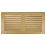 Amig - Grille de ventilation rectangulaire en Aluminium | Grilles d'aération pour sortie d'air | Idéal pour plafond de cuisine et de salle de bain | Dimensions : 150 x 300 mm | Couleur: Dorée