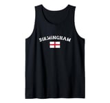 Birmingham England Vintage English Flag Englishman Tank Top