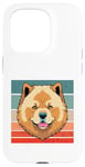 Coque pour iPhone 15 Pro Chien Chow Chow Chow Chow face à un fidèle amoureux des