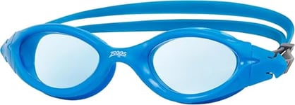 Zoggs Panorama Swim Goggles with Tinted Lenses (Blue/Tint Blue) Anti-Fog, UV Protection, Quick Adjust Strap, Wide Vision Adult Swimming Goggles