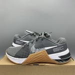 Nike Metcon 8 Smoke Grey White Indoor Training Shoes Gym Trainers UK 4.5 EU 37.5