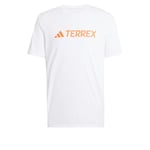 adidas Homme Terrex Multi Climacool Logo Tech T-Shirt, White, 3XL