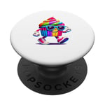 Pop Art Cupcake Boulanger Cuisson Cupcakes PopSockets PopGrip Adhésif