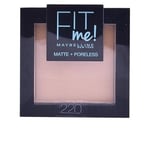 Maybelline Fit Me Matte Poreless Pressed Powder puuteri 9 g, 220 Natural Beige