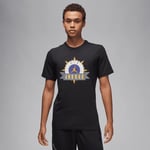 Nike Air Jordan Mens T Shirt In Black Cotton - Size X-Large