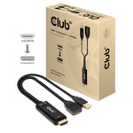 CLUB 3D HDMI to DisplayPort 4K60Hz M/F (CAC-1331) (Asiakaspalautus. Avattu pakkaus. Tarjoustuotteita