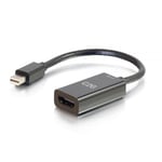 C2G 8in Mini DisplayPort Male to HDMI Female Passive Adapter Converter - 4K 30Hz - video adapter - Mini DisplayPort / HDMI - 20.3 cm