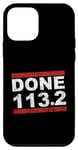 Coque pour iPhone 12 mini Triathlete DONE 113.2 KM Half Iron Metric Distance Triathlon