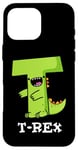 Coque pour iPhone 16 Pro Max Jeu de mots alphabet amusant T-Rex