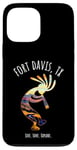 Coque pour iPhone 13 Pro Max Fort Davis Texas USA Motif Kokopelli dansant