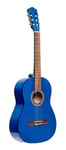 4/4 Classique Guitare Avec Table en Linden, Bleu