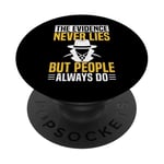 The Evidence Never Lies Detective Investigator PopSockets Adhesive PopGrip