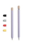 Doodroo Skin with 5 Caps (Apple Pencil) - sleeve till penna - Lila