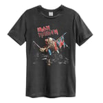 Amplified Unisex vuxen 80 Tour Iron Maiden T-Shirt