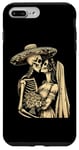 Coque pour iPhone 7 Plus/8 Plus Day Dead Squelette Mariage Couple Mari Femme Dia de