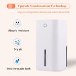 Small Dehumidifier 850ml Energy Saving Auto Shut Off Lightweight Household GB