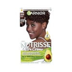 Garnier Nutrisse Permanent Hair Dye, Natural-looking, hair colour result, For All Hair Types, 3.12 Frozen Brown, Cool Browns