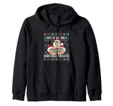 Santa playing video games This is my ugly Christmas Gaming Zip Hoodie