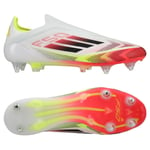 adidas F50 Elite Laceless Sg Pure Victory - Vit/svart/gul - Soft Ground (Sg), storlek 44⅔